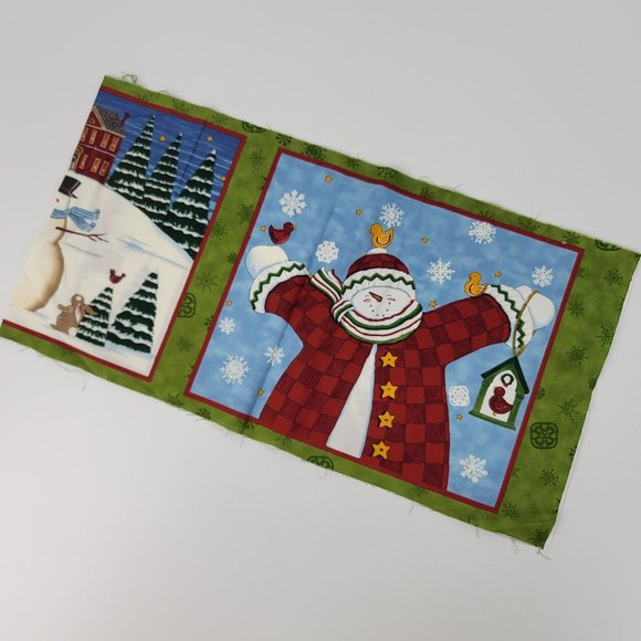 Moda Fabrics Let It Snow Deb Strain Panel 11.5x44" - Picture 2 of 10